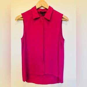 Theory 100% silk sleeveless top
